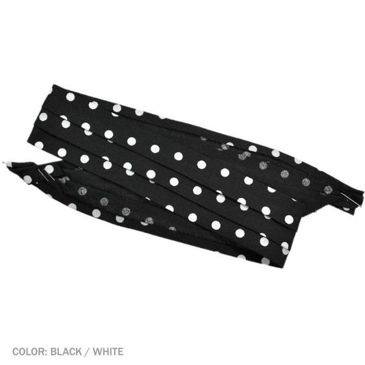 Capas Headwear | Polka Dot 3-Pleat Puggaree Hat Band