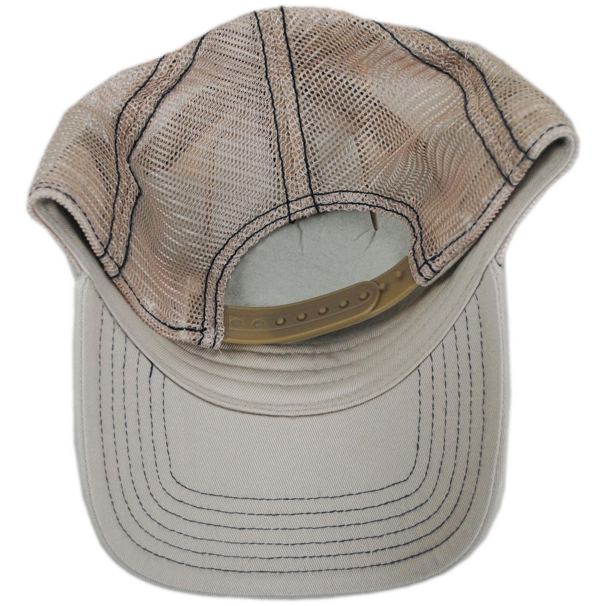 Dorfman Pacific | Cotton Mesh Snapback Baseball Cap | 200192 | under | PUTTY