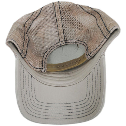 Dorfman Pacific | Cotton Mesh Snapback Baseball Cap | 200192 | under | PUTTY