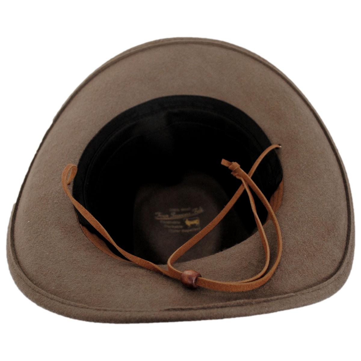Scala | Crushable Wool Felt Earflap Outback | 130414 | under | KHAKI