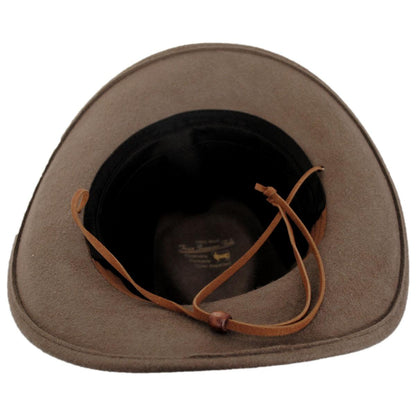 Scala | Crushable Wool Felt Earflap Outback | 130414 | under | KHAKI