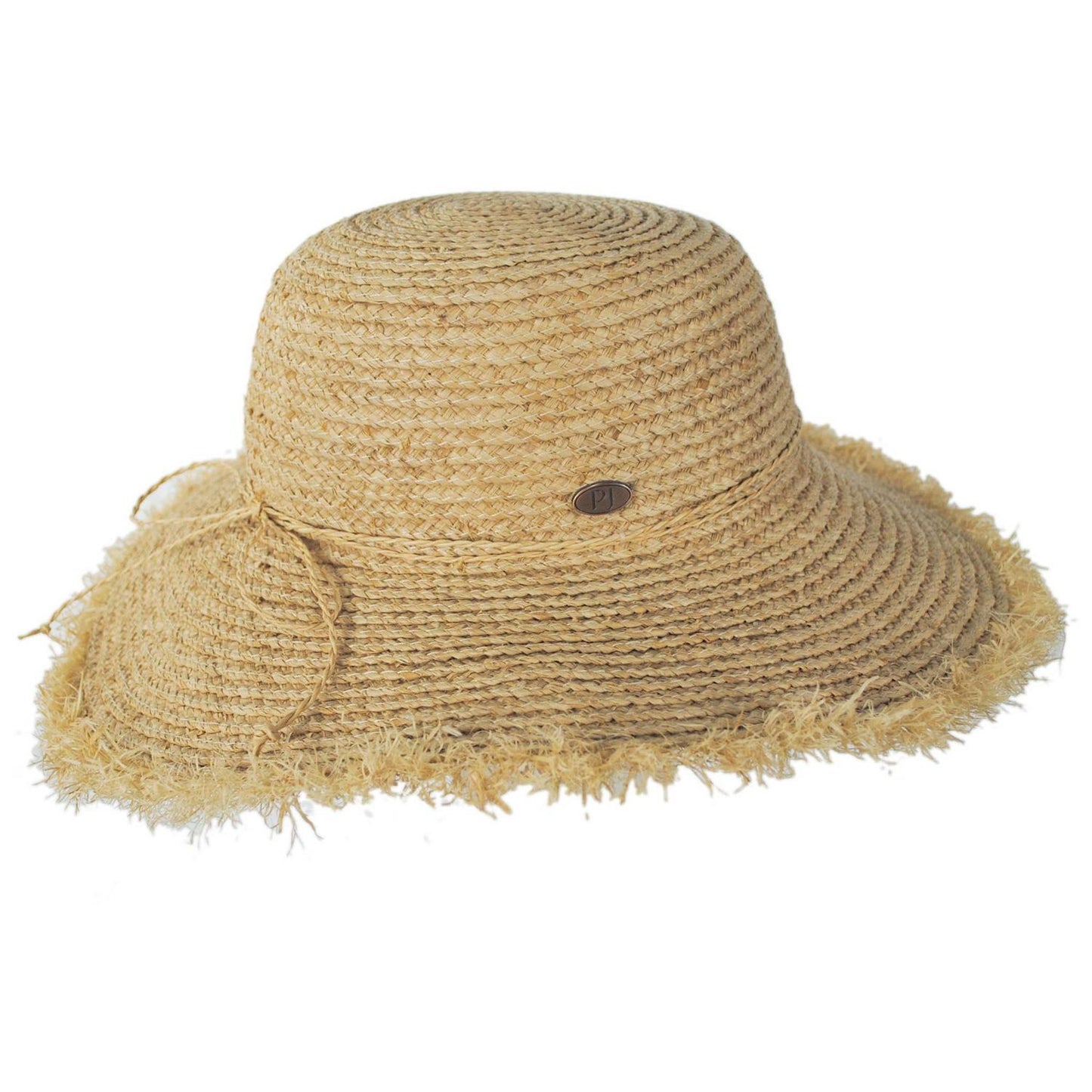 Panama Jack | Baja Cali Raffia Straw Swinger Sun Hat | 102016 | profile | NATURAL