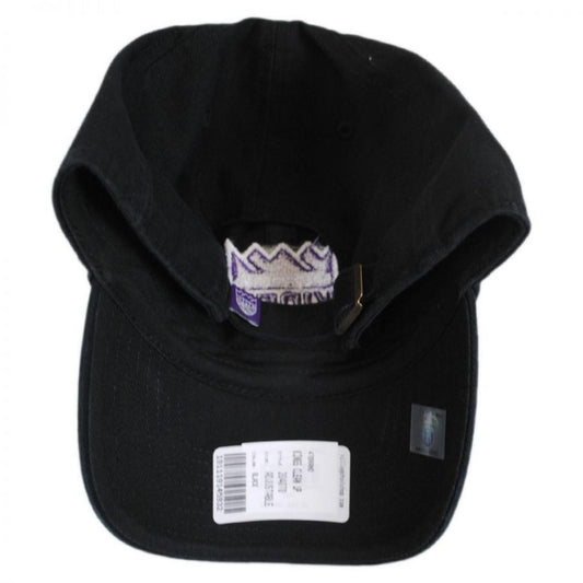 47 Brand | Sacramento Kings NBA Clean Up Strapback Baseball Cap Dad Hat | 204070 | under | BLACK