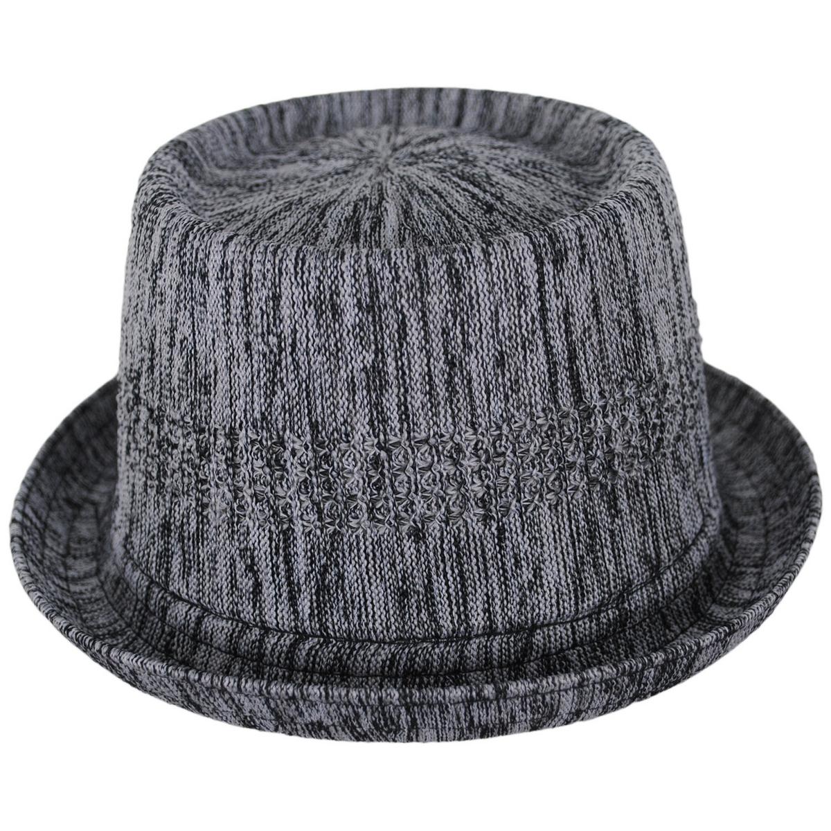 Kangol | Color Burst Ventair Mowbray Pork Pie Hat | 185822 | front | BLACK GRADIENT