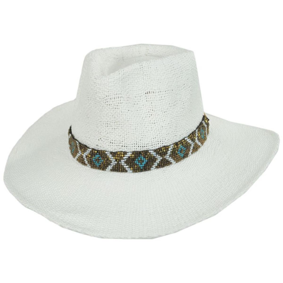 NIKKI BEACH | Nikki Toyo Straw Fedora Hat