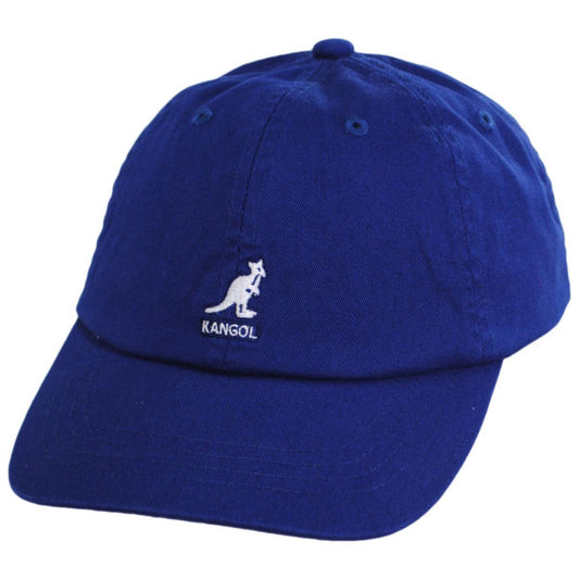 Kangol | Washed Cotton Strapback Baseball Cap Dad Hat - Starry Blue | 201173SS24 | lead | STARRY BLUE