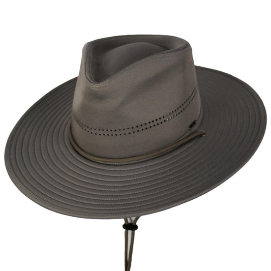 BRIXTON HATS | Beck Cotton Journey Outback Hat | 402615 | lead | OLIVE