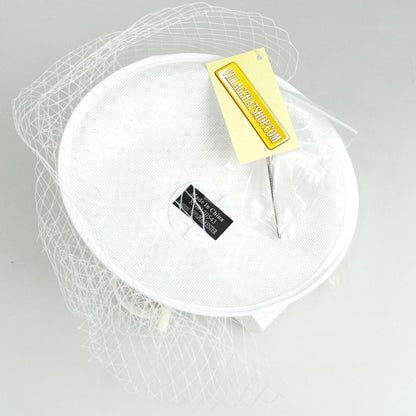 Luxe Sinamay Straw Fascinator Hat