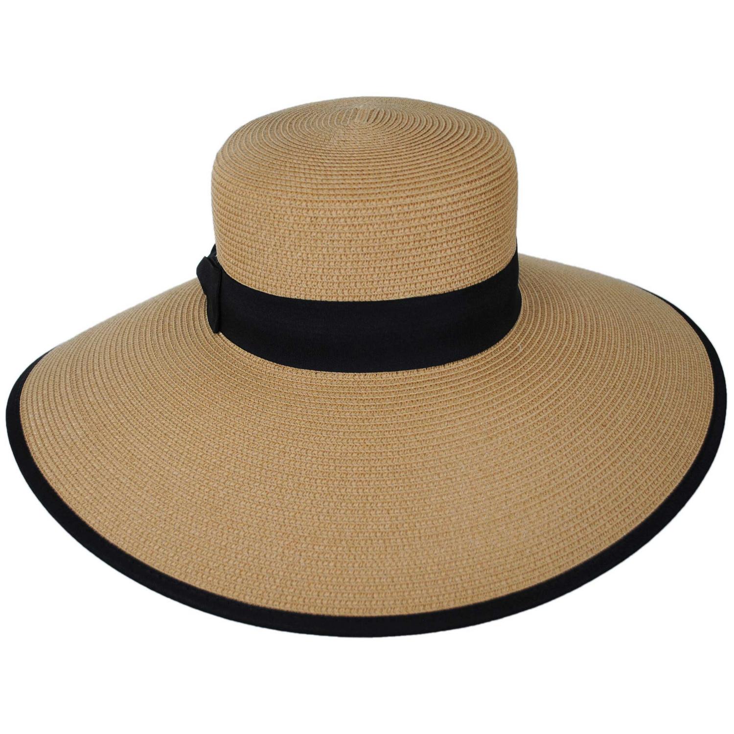 Jeanne Simmons | Amagansett Toyo Straw Sun Hat | 101818 | front | BRONZE