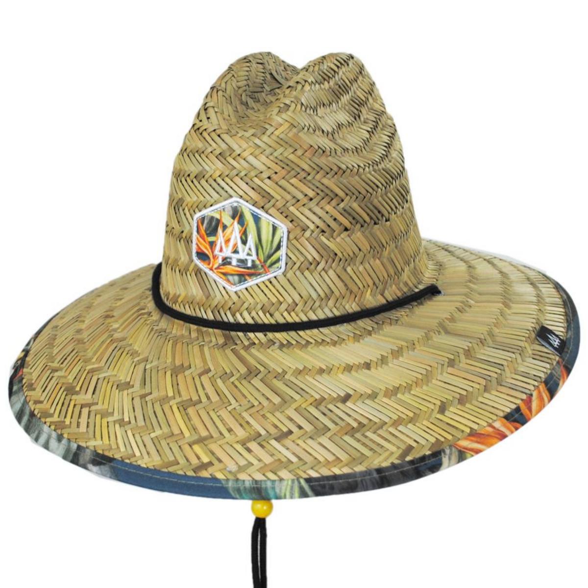 Hemlock Hat Co. | Canopy Straw Lifeguard Hat | 129565 | lead | TAN