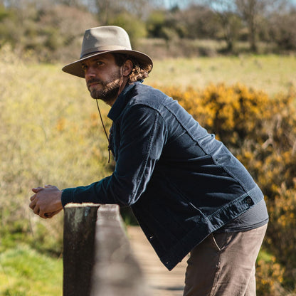 Jaxon Hats | Mesh Crown Aussie Hat | 147249 | lsmone | KHAKI