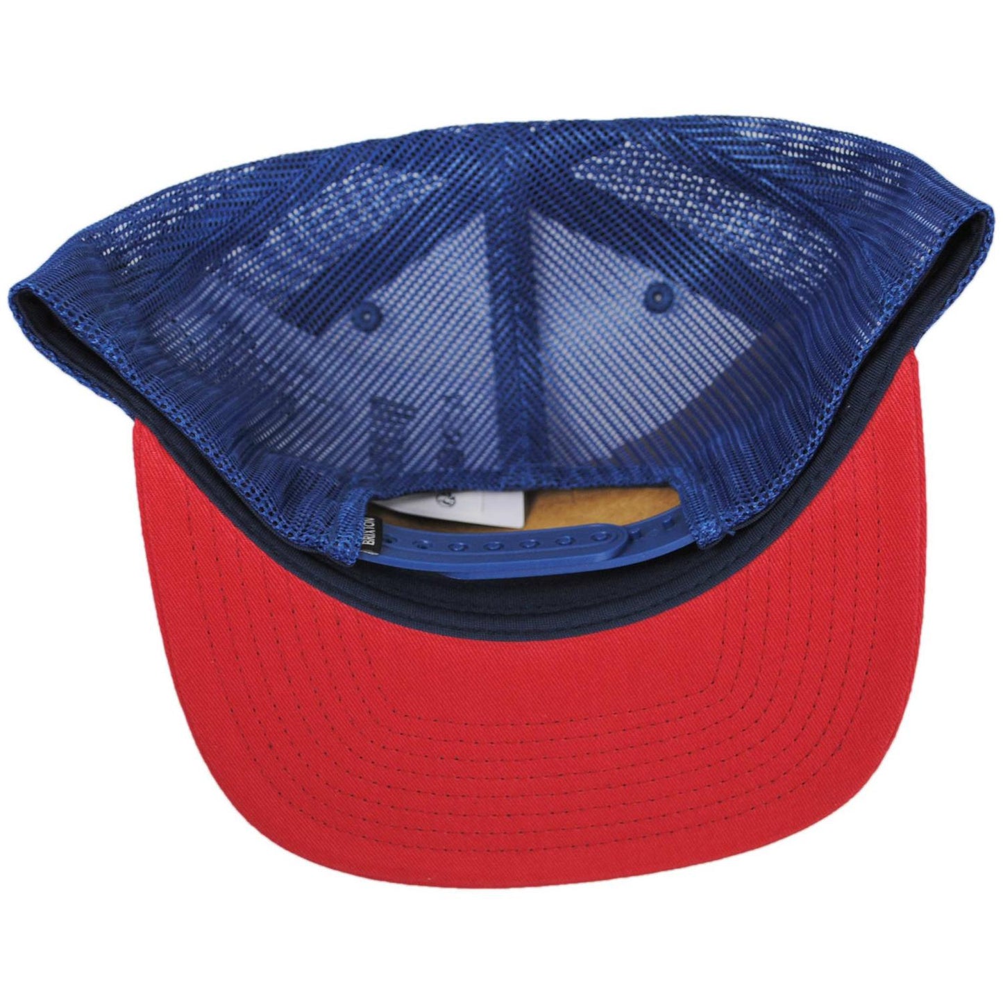 BRIXTON HATS | Oath Trucker Snapback Baseball Cap | 201704 | under | WHITE/MIDNIGHT BLUE/ADRENALINE RUSH