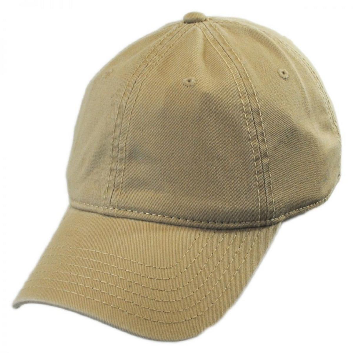 Otto | LoPro Washed Cotton Twill Strapback Baseball Cap Dad Hat | 201407 | lead | KHAKI