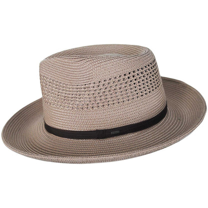 Bailey 1922 | Gratz PP Braid Straw Fedora | 127930 | profile | TAN