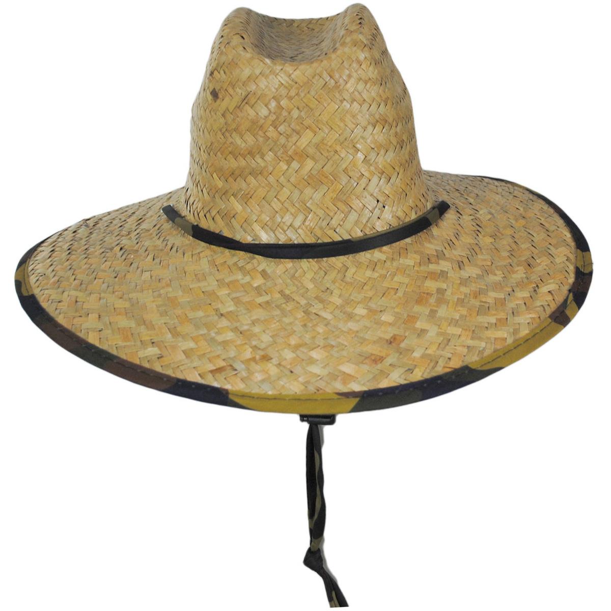 Peter Grimm | Kenny Camouflage Straw Lifeguard Hat | 127210 | front | NATURAL