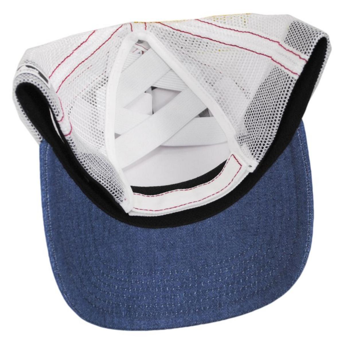 Larry Mahan Hats | Loteria La Luna Snapback Trucker Baseball Cap | 221326 | under | NAVY