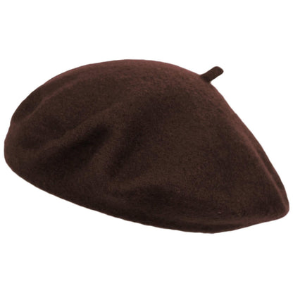 Village Hat Shop | Wool Fashion Beret | 152500 | lead | BROWN