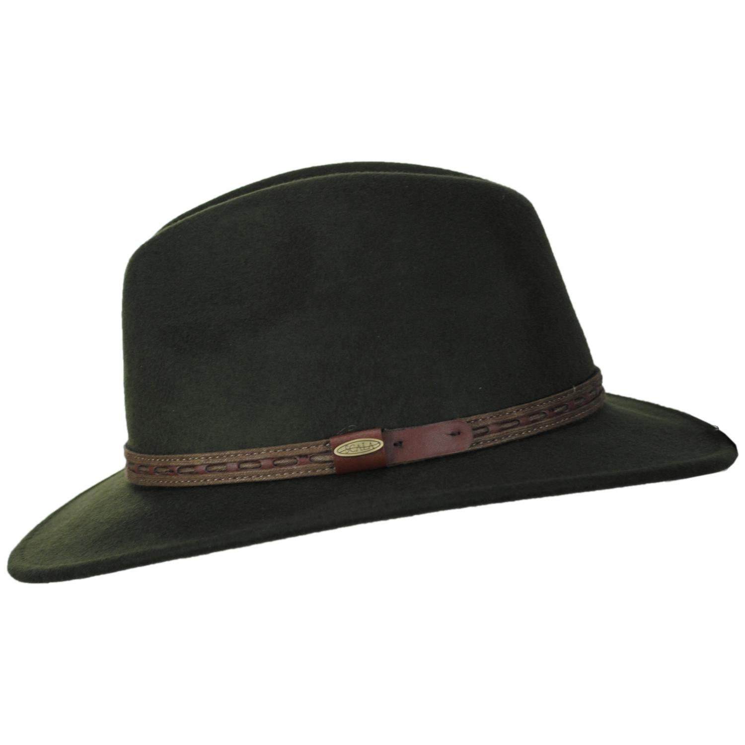 【週末特価】SOFTMACHINE SKETCH FELT HAT Traveler Crushable Wool Felt Safari Fedora Hat – Village Hat Shop