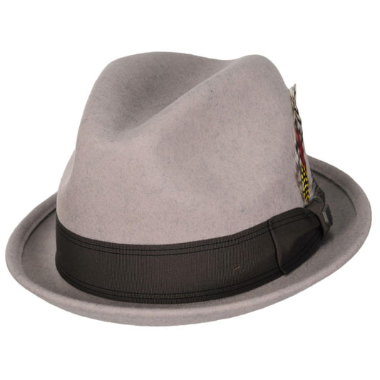 BRIXTON HATS | Gain Wool Felt Fedora Hat - Oatmeal | 135600OAT | lead | OATMEAL