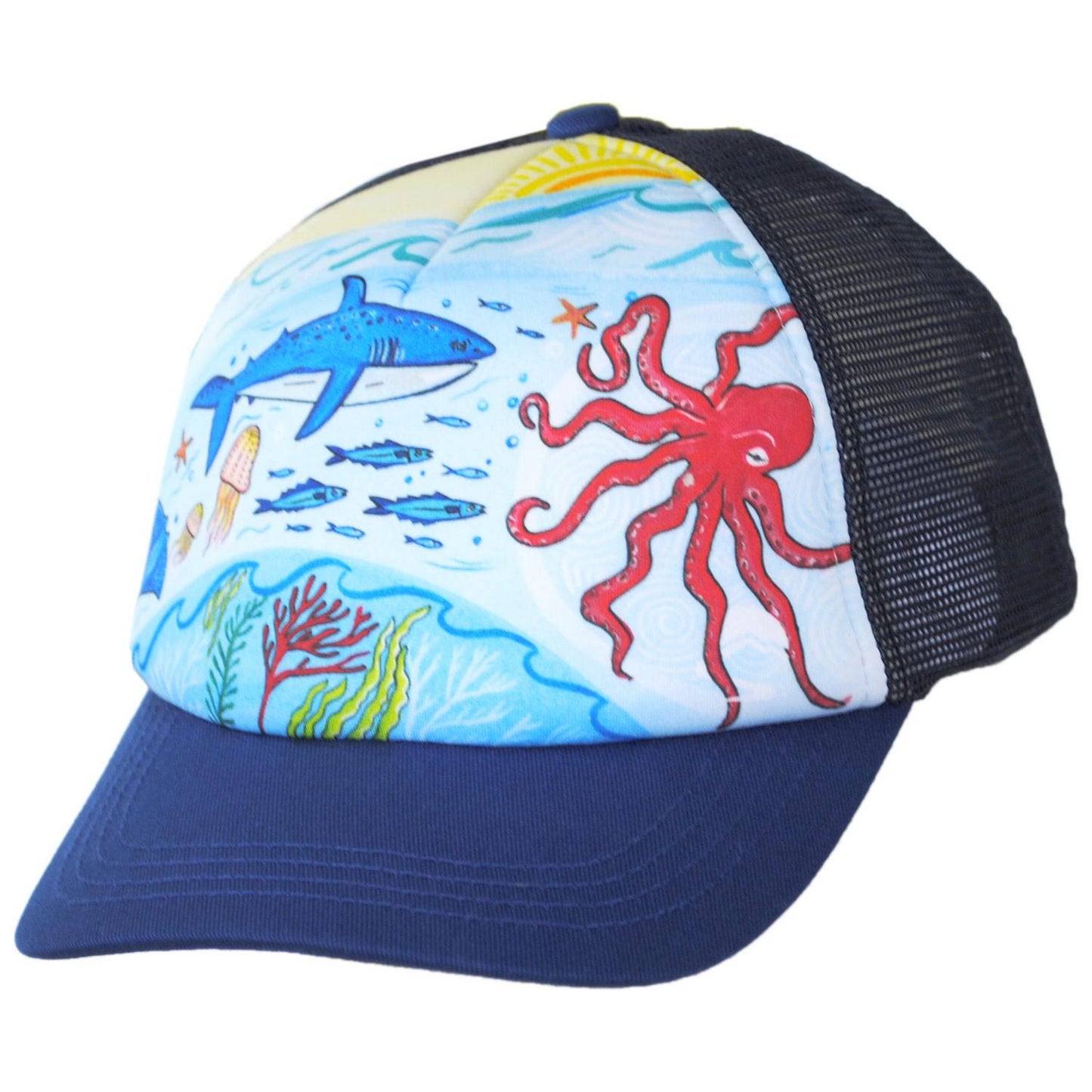 Sunday Afternoons | Kid's Under The Sea  Trucker Snapback Baseball Cap | 401285 | lead | UNDER THE SEA