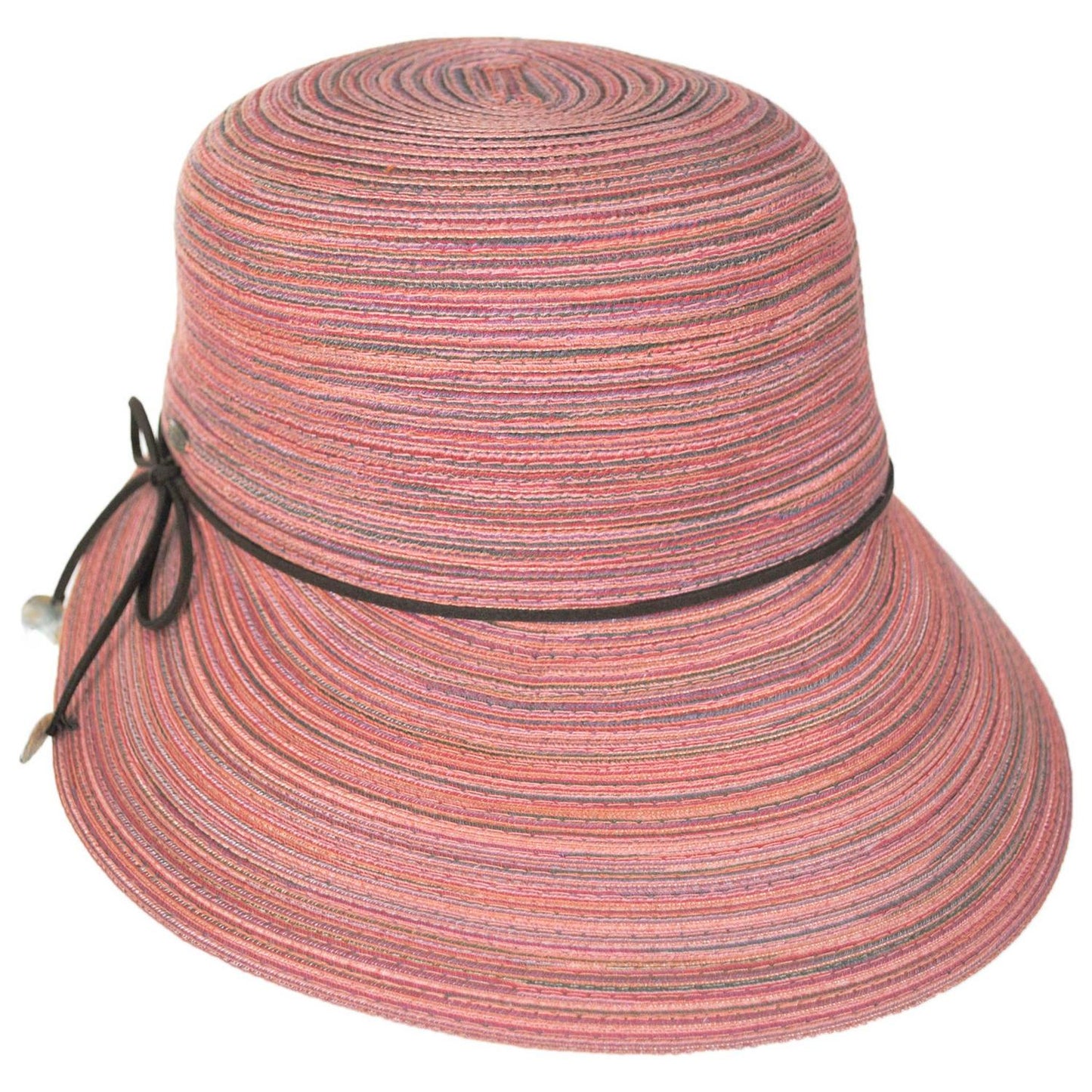 Scala | Teodora Poly Braid Facesaver Cap | 101567 | lead | RED