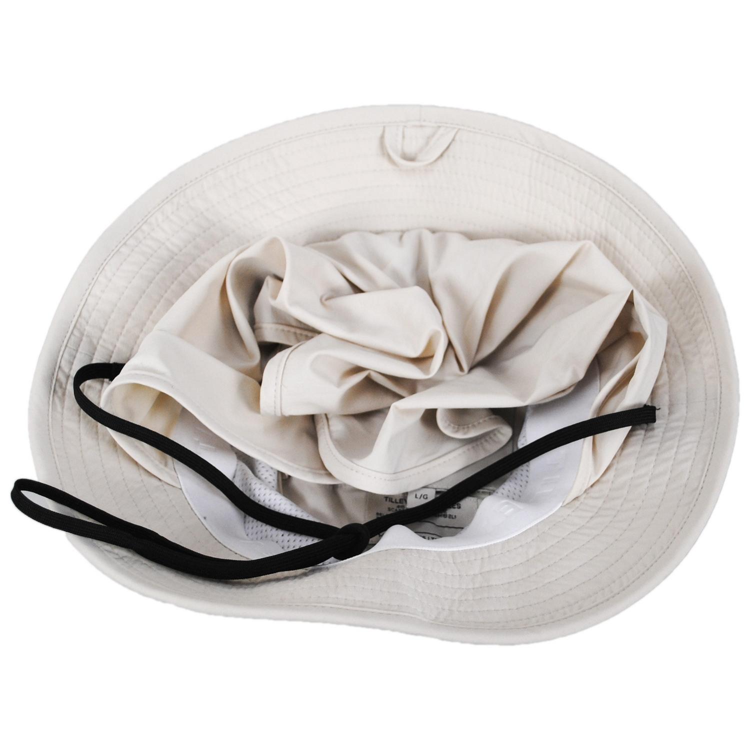 Tilley Endurables | Ultralight Packable Suncape Bucket Hat | 400856 | under | STONE