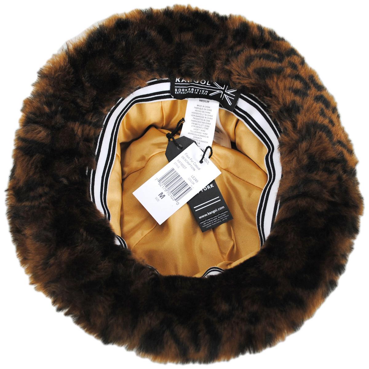 Kangol | Faux Fur Casual Hat | 185768 | under | LEOPARD