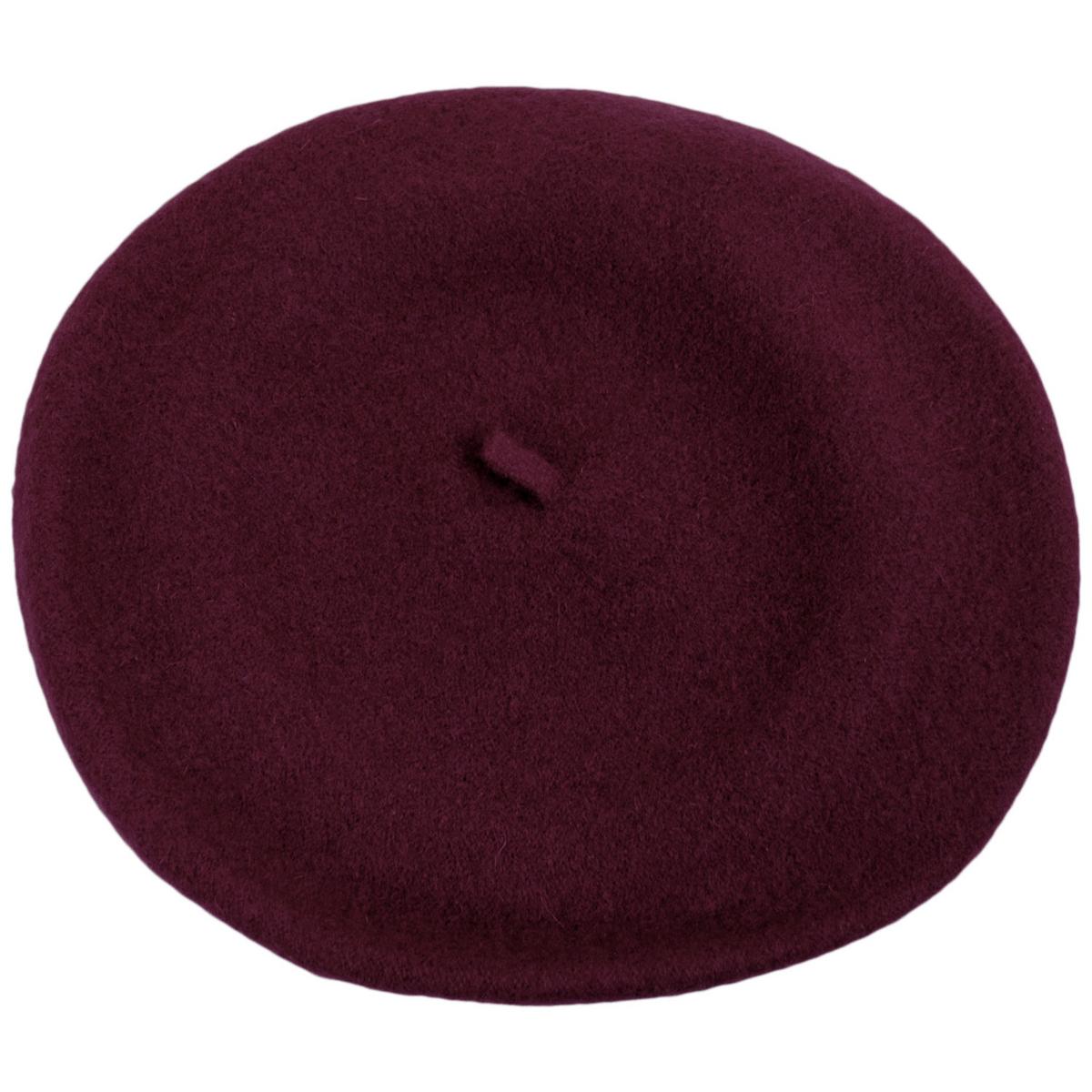 Village Hat Shop | Wholesale Wool Fashion Beret B2B Pre-Pack | B2B152500 | top | WINE