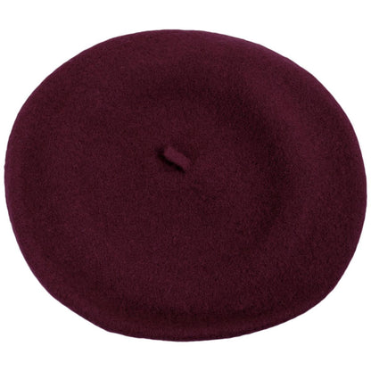 Village Hat Shop | Wholesale Wool Fashion Beret B2B Pre-Pack | B2B152500 | top | WINE