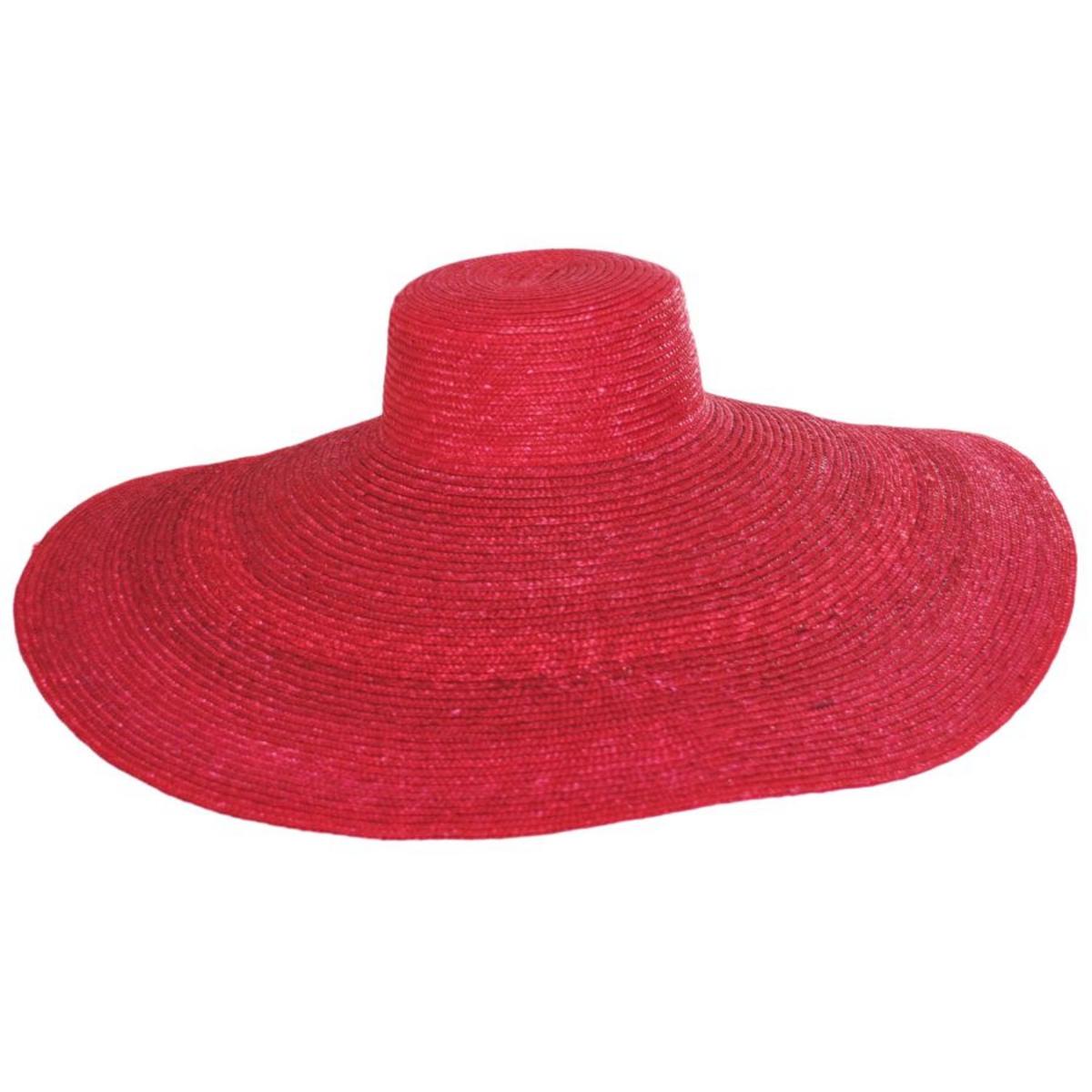 San Diego Hat Company | Milan Wheat Straw Boater Hat | 103641 | lead | RED