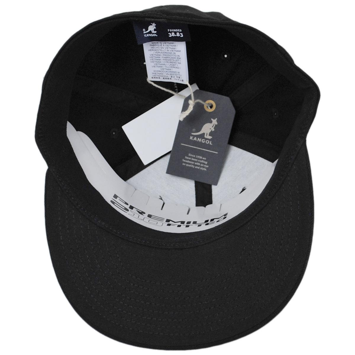 Kangol | Flexfit Fitted Flat Bill Baseball Cap | 201194 | under | BLACK