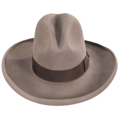 Bailey Western | Clayton Wool/Fur Felt Blend Gus Western Hat | 130025 | front | PECAN