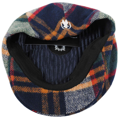 BRIXTON HATS | Century Barrel Plaid Ivy Cap | 161522 | under | NAVY/GREEN/RED/CREAM