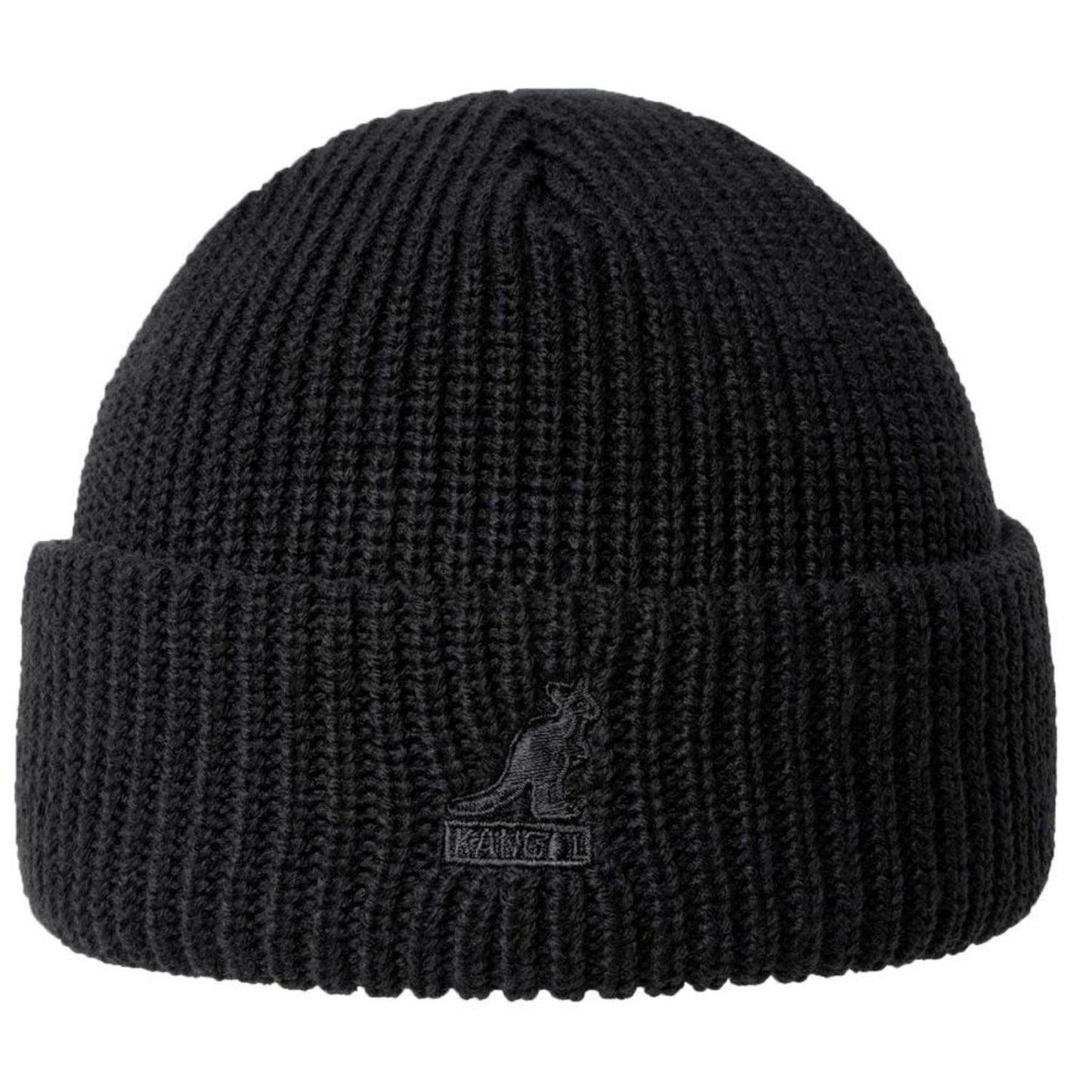 Kangol | Cardinal 2 Way Acrylic Beanie Hat | 500420 | lead | BLACK