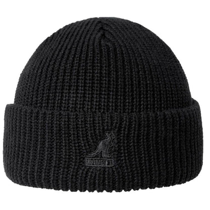 Kangol | Cardinal 2 Way Acrylic Beanie Hat | 500420 | lead | BLACK