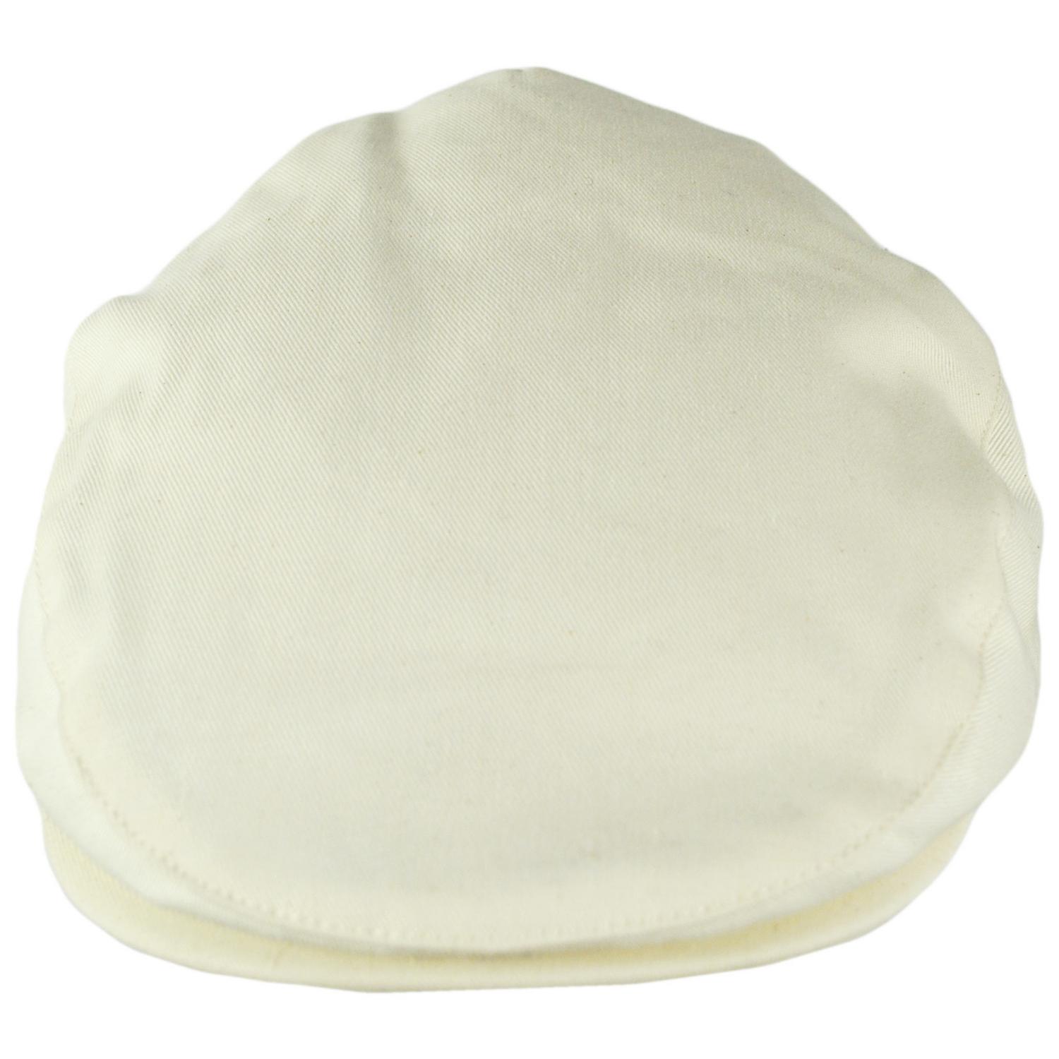 BRIXTON HATS | Hooligan Cotton Twill Ivy Cap | 161583 | front | EGRET WHITE