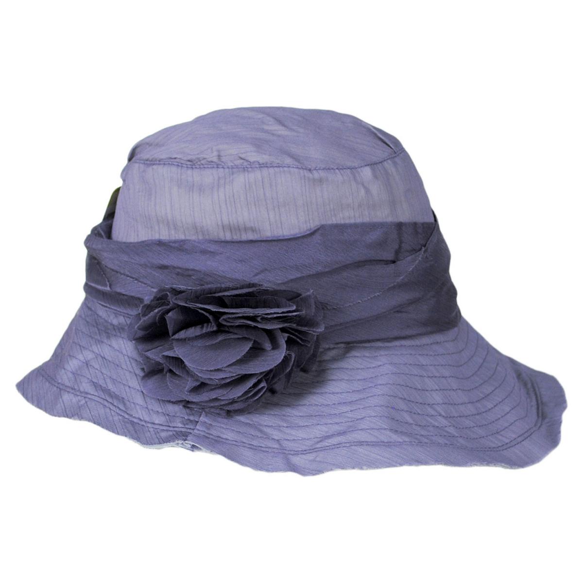 Jeanne Simmons | Romance Fabric Sun Hat | 106547 | front | LAVENDER
