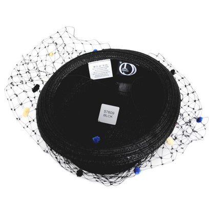 Hattie Veiled Mini Top Hat