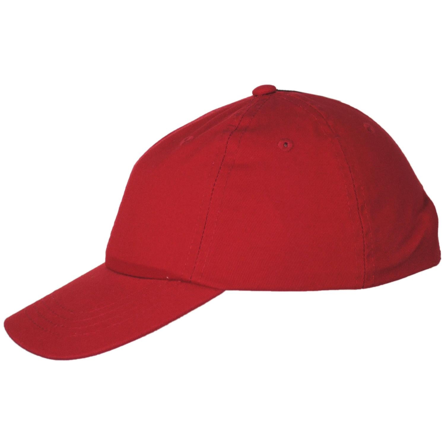 Scala | Kid's Cotton LoPro Baseball Cap Dad Hat | 508395 | profile | RED