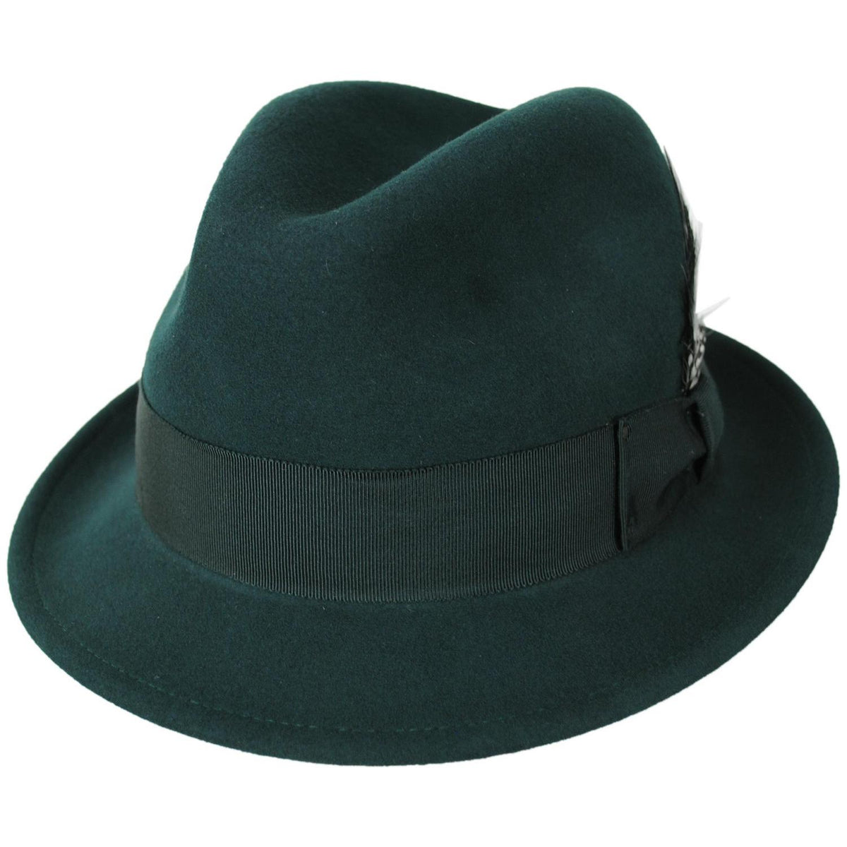 Bailey 1922 | Tino Wool LiteFelt Trilby Fedora Hat | 130008 | lead | VIRIDIAN