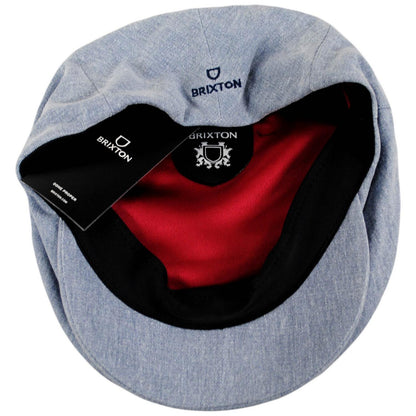 BRIXTON HATS | Barrel Alpha Cotton Ivy Cap | 161579 | under | LIGHT STONE WASH DENIM