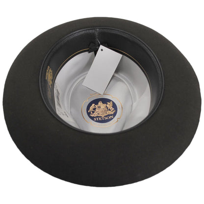 Stetson | Downs Fur Felt Fedora Hat | 130687 | under | GRAPHITE