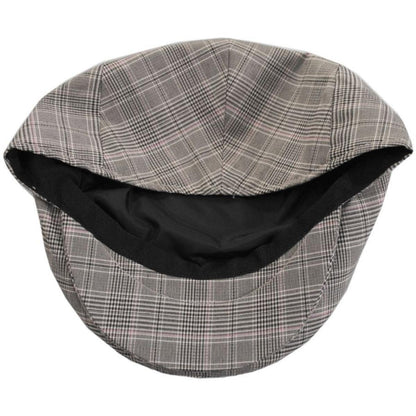 Bigalli | Summer Plaid Fabric Ivy Cap | 161808 | under | KHAKI