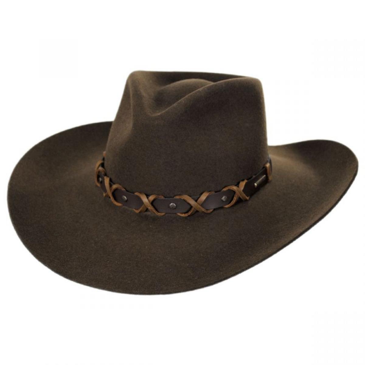 Stetson | John Wayne Blackthorne Wool Felt Western Hat | 130702 | lead | KHAKI