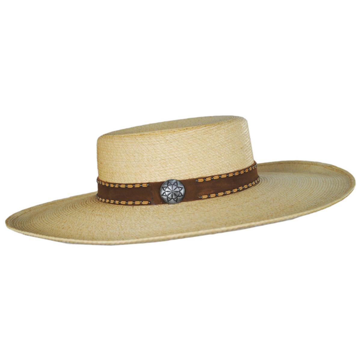 Charlie 1 Horse | Vaquera Palm Leaf Straw Bolero Hat | 101652 | profile | COPPER