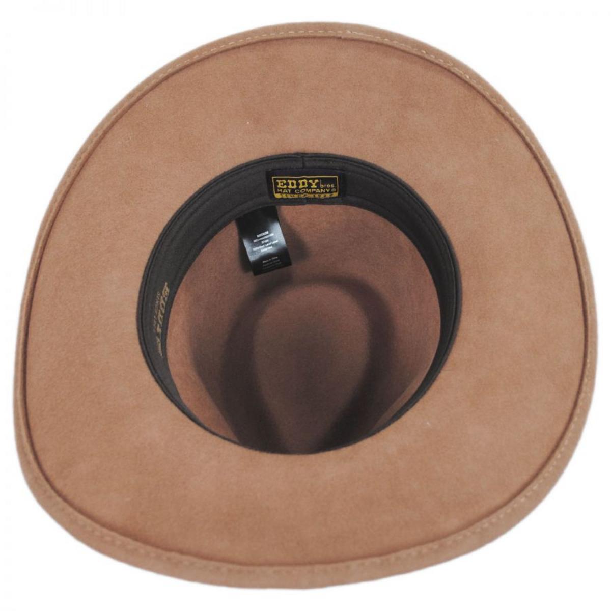 Eddy Bros | Destry Wool Felt Western Hat | 130126 | under | PECAN