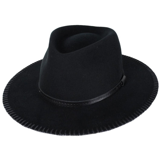 Bailey 1922 | Ganon Elite Wool Felt Gambler Hat - Black | 130397FW24 | lead | BLACK