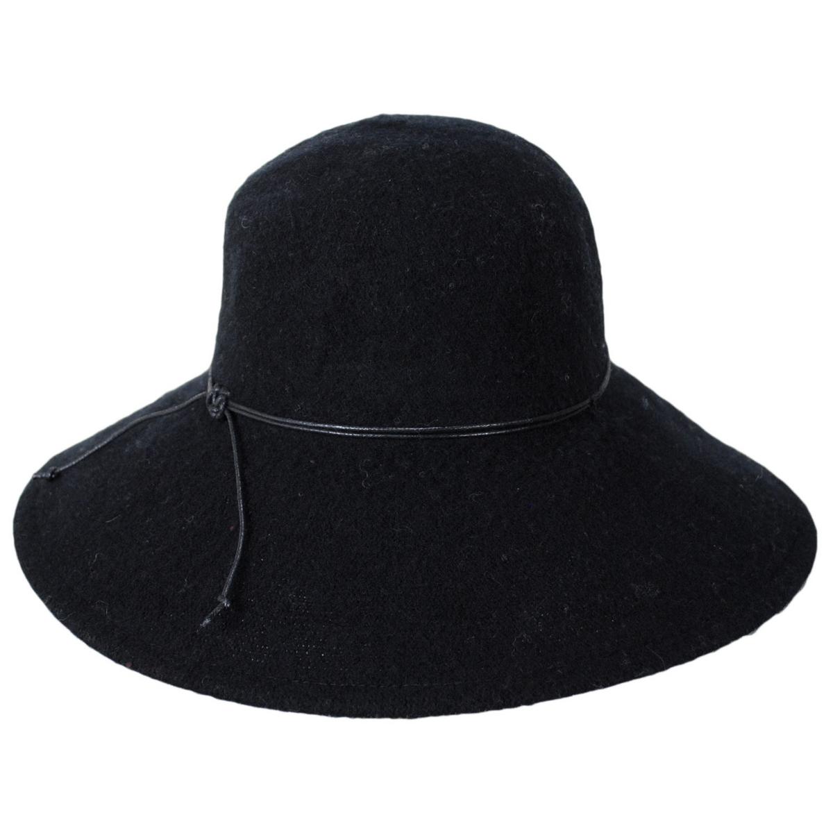 San Diego Hat Company | Park Lane Wool Knit Lampshade Hat | 108647 | lead | BLACK