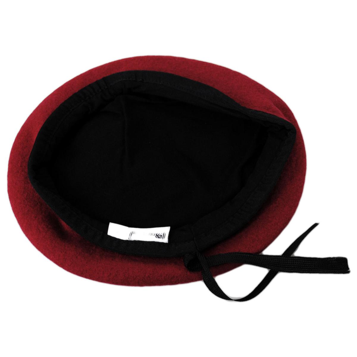 Village Hat Shop | Wool Military Beret | 152540 | under | RED