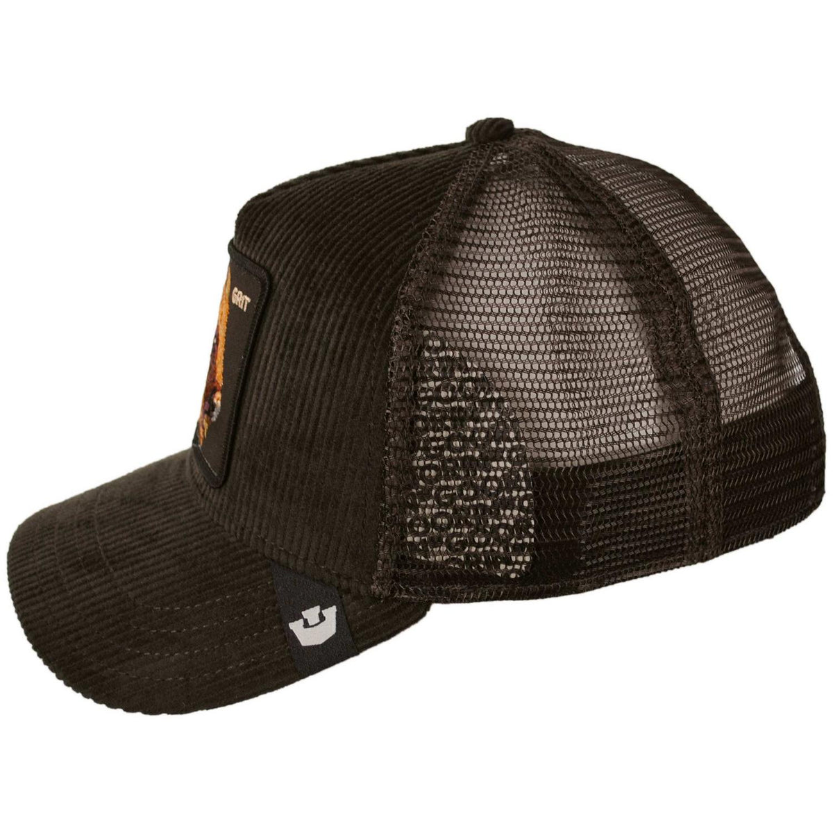 Goorin Bros | Corduroy Grit Mesh Trucker Snapback Baseball Cap | 200850 | profile | GROUND